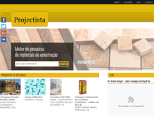 Tablet Screenshot of projectista.pt